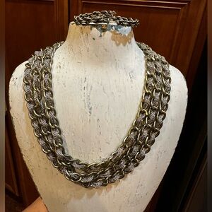 Elegant Chain Necklace Set